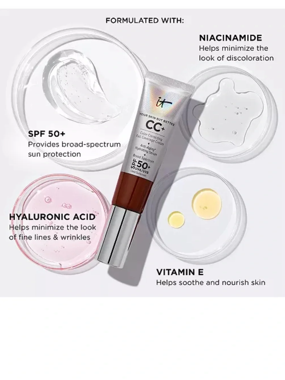 IT Cosmetics Your Skin But Better CC+ Cream with SPF 50+ - Light/Medium